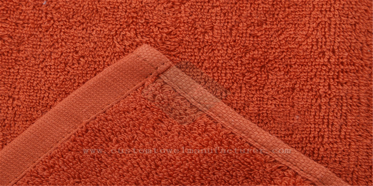 China EverBen orange towels Wholesaler Custom Logo Bath Towels Factory